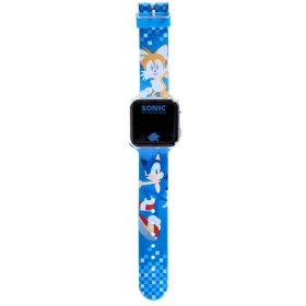 Vergroot Horloge Sonic Led Horloge Sonic Led
