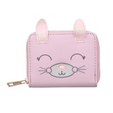 Portemonee roze kat