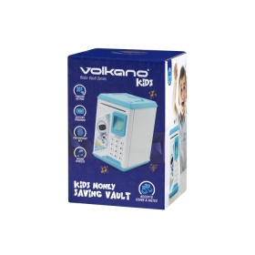 Vergroot Kluis Spaarpot Volkano Electronisch Blauw Kluis Spaarpot Volkano Electronisch Blauw