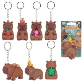 Vergroot Capybara Sleutelhanger 3d 4-5cm Capybara Sleutelhanger 3d 4-5cm