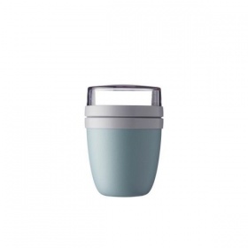 Vergroot Mepal Lunchpot Ellipse Nordic Green 500 + 200 ml Mepal Lunchpot Ellipse Nordic Green 500 + 200 ml