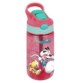 Vergroot Diddl Waterfles 450ml Roze Diddl Waterfles 450ml Roze