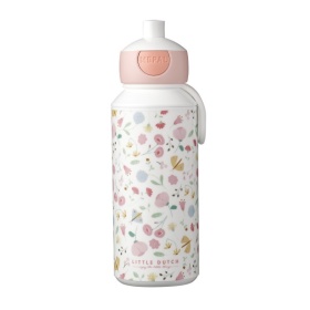 Vergroot Mepal Campus Drinkfles Pop-Up 400 Ml Flowers & Butterflies Mepal Campus Drinkfles Pop-Up 400 Ml Flowers & Butterflies