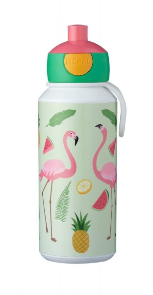 Mepal Drinkfles Pop-Up Tropical Flamingo 400 ml