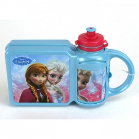 Vergroot Frozen Combi Set Lunchbox met Drinkfles Frozen Combi Set Lunchbox met Drinkfles
