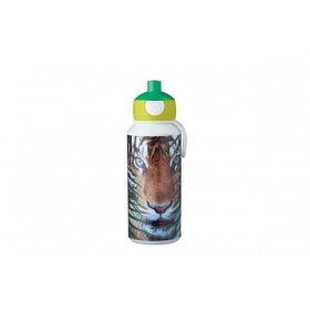 Vergroot Mepal Drinkfles Pop-Up Animal Planet Tijger 400 ml Mepal Drinkfles Pop-Up Animal Planet Tijger 400 ml