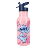 Stitch Drinkfles Roze 500 Ml