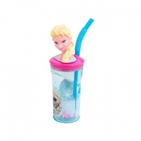 Vergroot Frozen 3D Drinkfles Frozen 3D Drinkfles