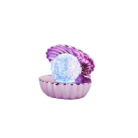 Vergroot Parelschelp 14 Cm Glitter Roze Parel 7cm Party Time Parelschelp 14 Cm Glitter Roze Parel 7cm Party Time