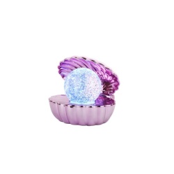 Parelschelp 14 Cm Glitter Roze Parel 7cm  Party Time