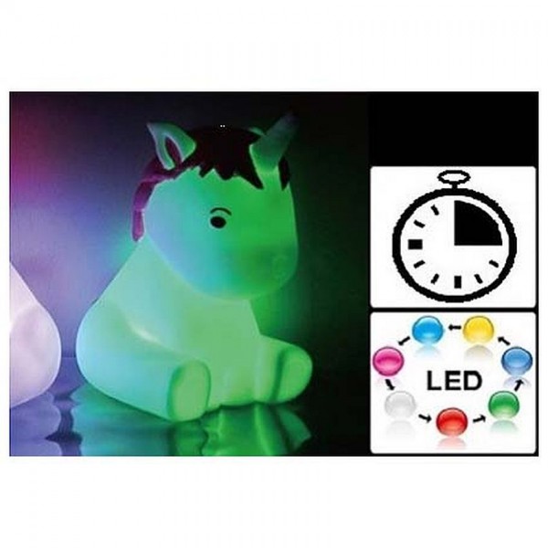 Unicorn Lamp met Timer 16cm Unicorn Lamp met Timer 16cm