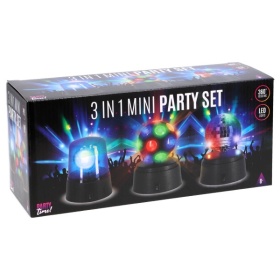 Vergroot Party Time Mini Disco Set Van 3 Party Time Mini Disco Set Van 3