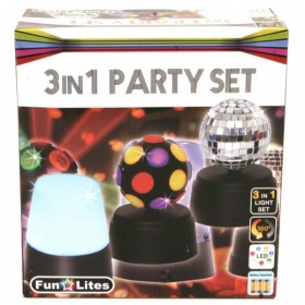 Disco 3 In 1 Party Set