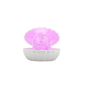 Disco Lichtgevende Glitter-parelschelp 14 Cm Parelmoer Usb