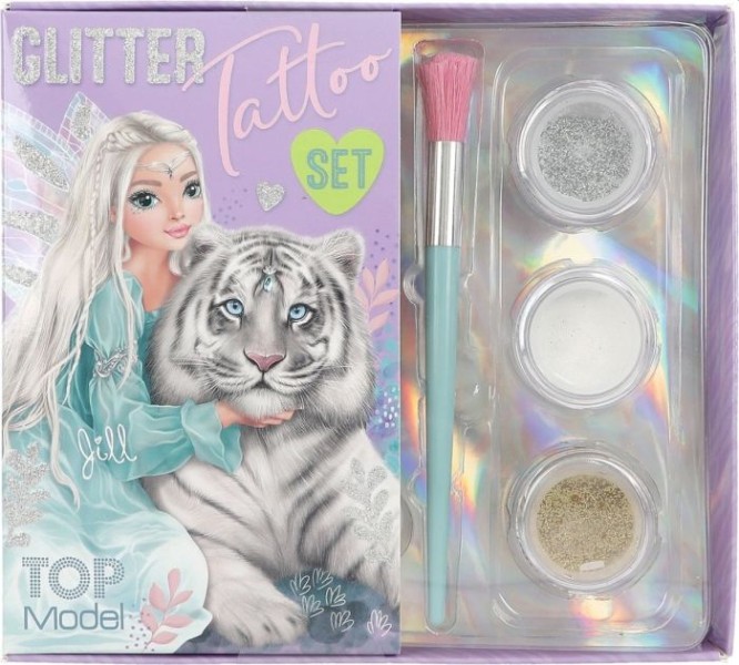 Depesche - TOPModel glitter tattoo set - FANTASY TIGER