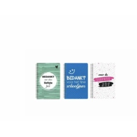 Vergroot Notitieboek Spiraal A5 Lijn Liefste Juf Notitieboek Spiraal A5 Lijn Liefste Juf