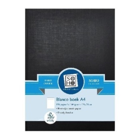 Vergroot Blancoboek harde kaft Chamois A4 140G Blancoboek harde kaft Chamois A4 140G