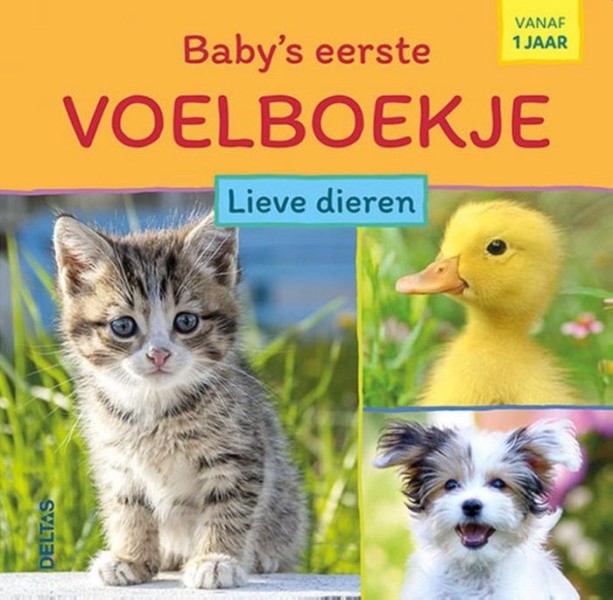 Baby's Eerste Voelboekje Lieve Dieren (vanaf 1 jaar) afbeelding