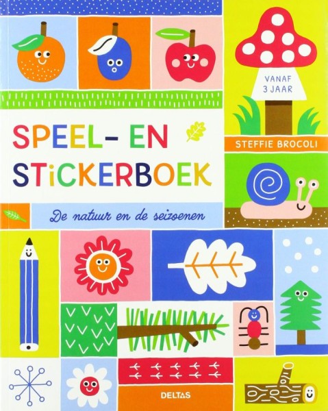 Speel- en stickerboek De natuur en de seizoenen. De natuur en de seizoenen Vanaf 3 jaar, BROCOLI, ST