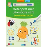 Oefenpret Met Uitwisbare Stift Leren Tellen Tot 10