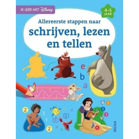 Vergroot Disney Allereerste Stappen Naar Schrijven, Lezen En Tellen (4-5 jaar) Disney Allereerste Stappen Naar Schrijven, Lezen En Tellen (4-5 jaar)