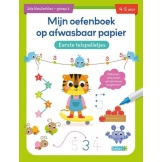 Mijn Oefenboek Op Afwasbaar Papier Eerste Telspelletjes (4-5)