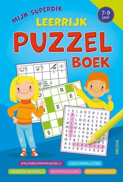 Mijn superdik leerrijk puzzelboek (7-9j.). Paperback