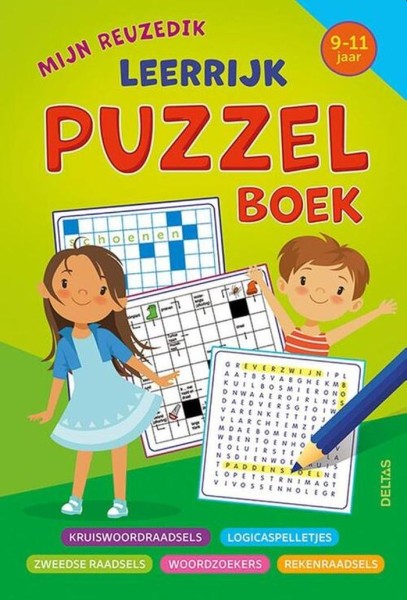 Mijn reuzedik leerrijk puzzelboek (9-11j.). Paperback