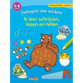 Oefenpret Met Stickers - Eerste Stappen Naar Schrijven, Lezen(5-6jaar)