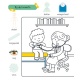 Kleur- En Stickerboek Met Woordjes - Bij De Dokter (3-5 jaar)