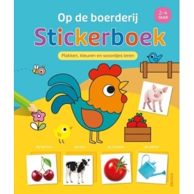 Vergroot Op De Boerderij Stickerboek - Plakken, Kleuren En Woordjes (2-4 jaar) Op De Boerderij Stickerboek - Plakken, Kleuren En Woordjes (2-4 jaar)