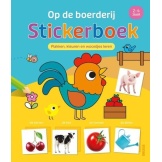 Op De Boerderij Stickerboek - Plakken, Kleuren En Woordjes (2-4 jaar)