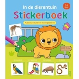 In De Dierentuin Stickerboek - Plakken, Kleuren En Woordjes