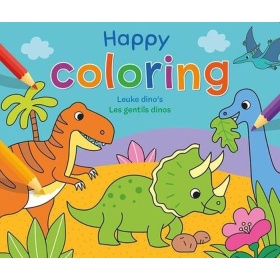 Vergroot Kleurboek Happy Coloring Leuke Dino's Kleurboek Happy Coloring Leuke Dino's