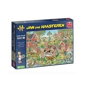 Vergroot Jumbo Jan Van Haasteren Puzzel Midzomerfeest - 1000 Stukjes Jumbo Jan Van Haasteren Puzzel Midzomerfeest - 1000 Stukjes