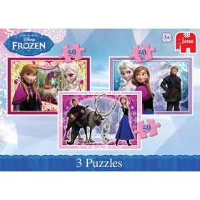 Puzzel Frozen Trio 3x50stukjes