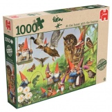 Jumbo puzzel Rien Poortvliet - In het bos (1000)