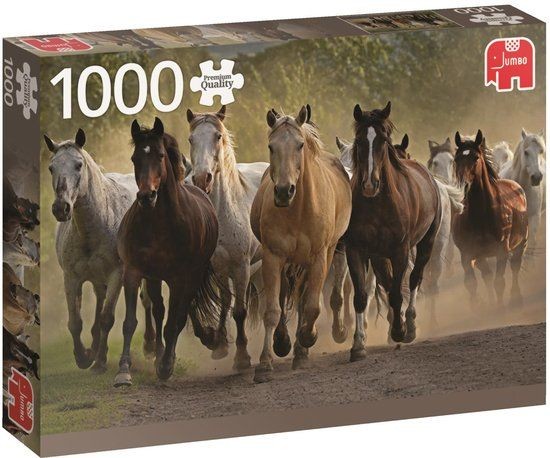 Jumbo Puzzel Horses 1000 jumbo kopen in de aanbieding
