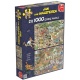 Jumbo Puzzel Jan van Haasteren 2 in 1 Safari en Storm (2x1000)