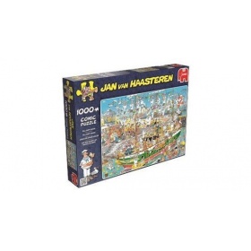 Vergroot Jumbo Puzzel Jan Van Haasteren Tall Ship CHAOS (1000) Jumbo Puzzel Jan Van Haasteren Tall Ship CHAOS (1000)