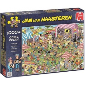 Vergroot Jumbo Puzzel Jan Van Haasteren Popfestival (1000) Jumbo Puzzel Jan Van Haasteren Popfestival (1000)