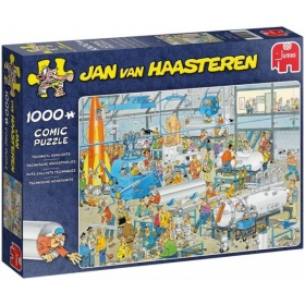 Vergroot Jumbo Puzzel Jan Van Haasteren Technische Hoogstandjes 1000 Stukjes Jumbo Puzzel Jan Van Haasteren Technische Hoogstandjes 1000 Stukjes