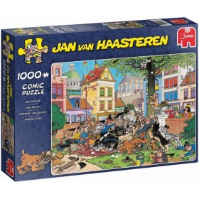 Vergroot Jumbo Puzzel Jan Van Haasteren Vang Die Kat (1000) Jumbo Puzzel Jan Van Haasteren Vang Die Kat (1000)