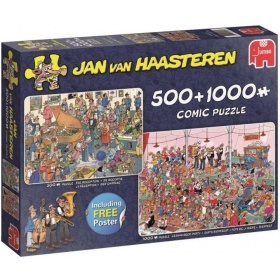 Vergroot Jumbo Puzzel Jan Van Haasteren Feestje! (500 + 1000) Jumbo Puzzel Jan Van Haasteren Feestje! (500 + 1000)