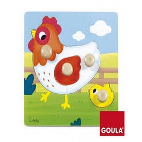 Vergroot Goula Noppenpuzzel Kip Goula Noppenpuzzel Kip