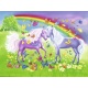 Ravensburger puzzel Regenboogpaarden (2x24)