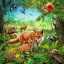 Ravensburger puzzel dieren van de wereld (3x49)