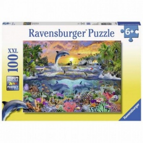 Vergroot Ravensburger Puzzel Tropisch Paradijs (100) Ravensburger Puzzel Tropisch Paradijs (100)