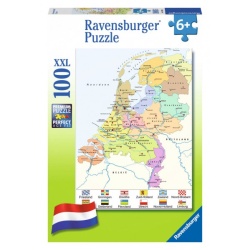 Ravensburger puzzel kaart van nederland cito xxl (100)