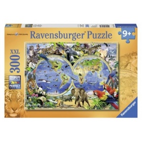 Vergroot Ravensburger puzzel World of Wildlife (300 XXL) Ravensburger puzzel World of Wildlife (300 XXL)